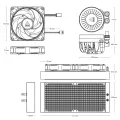 Arctic Liquid Freezer III 280MM ARGB Liquid CPU Cooler White.