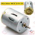 280 Motor Small Micro Motor DC 3V 6V For Toy Car Motor Mini Drill Mini Fans 280 Motor DC Motor.