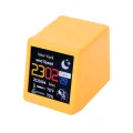 Decoration. DIY Cute GIF Animations and Electronic Album function MINI Size Smart Weather Station Clock for Gaming Desktop. 