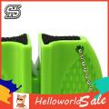HelloWorld Mini Sharpener with Hook Chain Portable Mini Pocket Sharpening Tool.