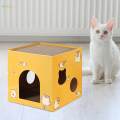 Corrugated Scratchers Box Kitty House Scratching Board for Cat Small Animals. 