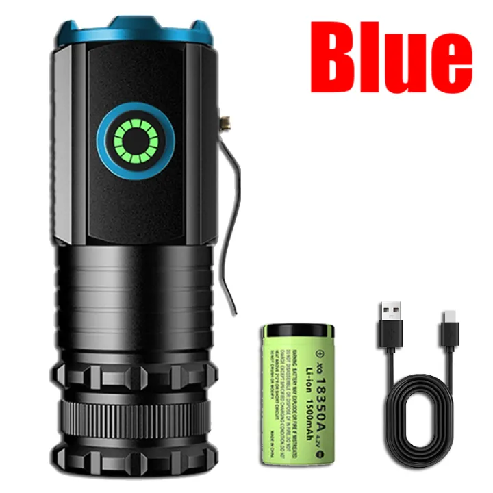3%20LED%20SST20%20Mini%20LED%20Flashlight%20TYPE-C%20Rechargeable%20Portable%20EDC%20Torch%20Emergency%20Camping%20Lantern%20with%20Magnet%20Use%2018350%20Battery%20-%20Image%207