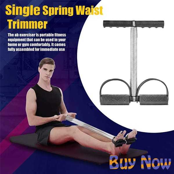 Tummy Trimmer Waist Trimmer Multi Function Home Gym Single Spring TUMMY TRIMMER