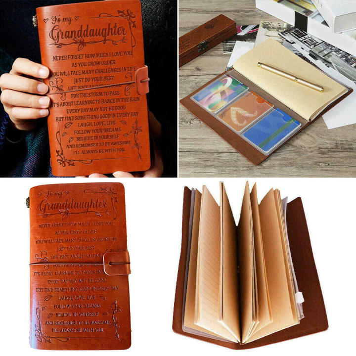 Leather%20Notebook%20To%20My%20Daughter%20Retro%20Diary%20Handmade%20Notebook%20To%20My%20Son%20Travel%20Journal%20Leather%20Journal%20for%20To%20My%20Daughter%20To%20My%20-%20Image%203
