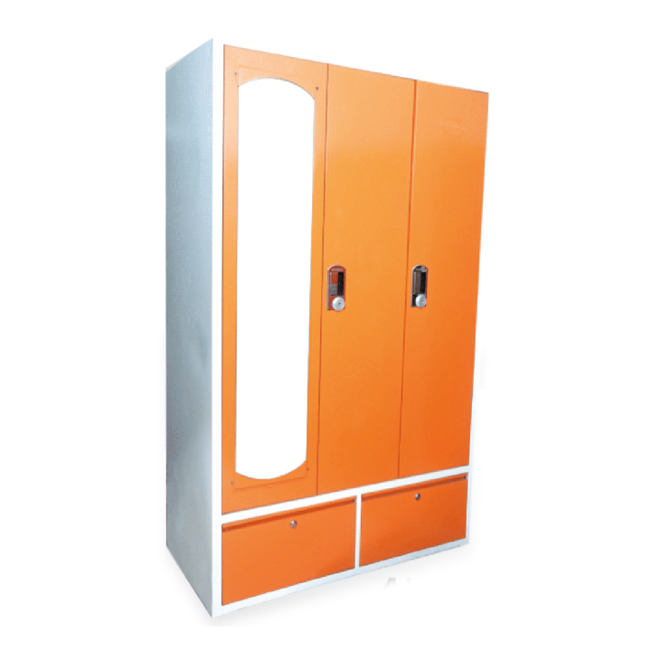Steel Almirah 2 Drawer