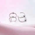 Multi-Ring U-Ring False Nose Ring False Lip Nail Stainless Steel False Ear Bone Nail Piercing Nose Ring. 