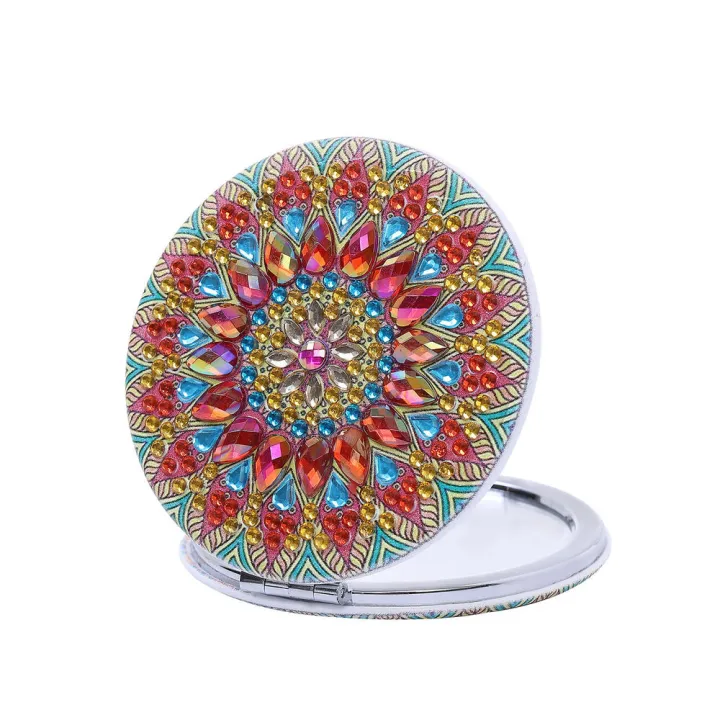 Folding%20Design%20Art%20Mirror%20Personalized%20Craft%20Kit%20Portable%20Mandala%20Pocket%20Mirror%201pc/Set%20Leather%20DIY%20Mirror%20Kit%20for%20Travel%20-%20Image%207