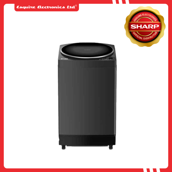 Sharp Full Auto Washing Machine ES-W100DS-H | 10 KG - Dark Grey