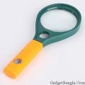 65 mm Magnifying Glass - Yellow and Green. 