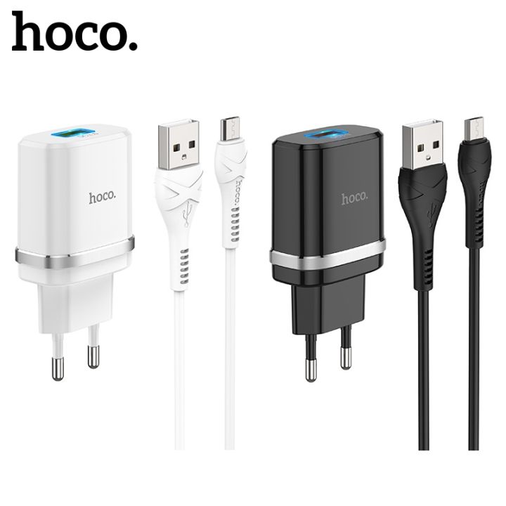 HOCO C12Q 18W Fast Charger For 5V3.1A Travel USB Universal Charger-Eu Plug