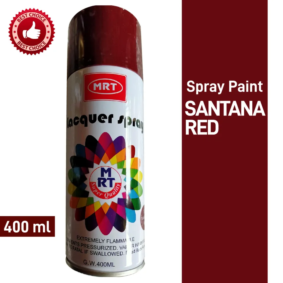 Spray Paint Santana Red Maroon 450ml Gladiator Spray Paint (Color code:  332) Automatic hand spray paint, anti-rust Aerosol Spray Paint, metal