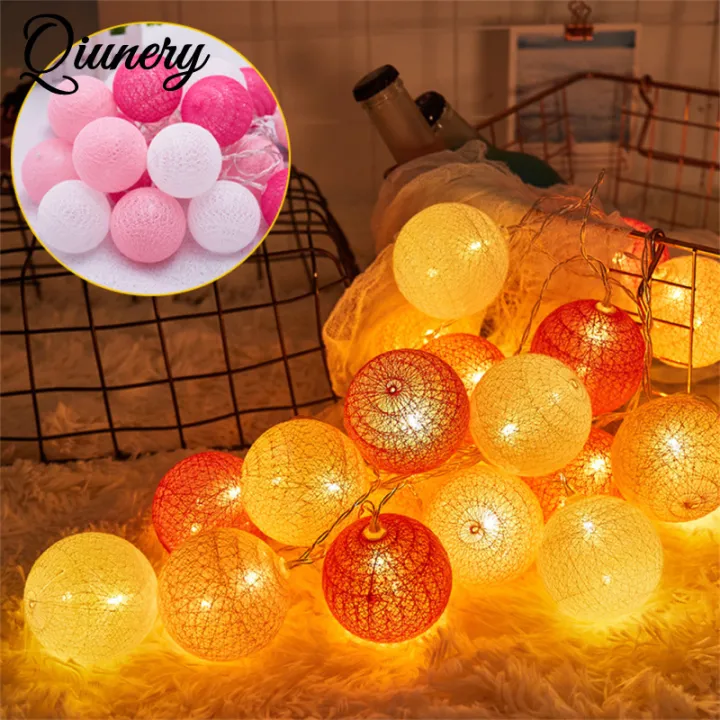2m%2010%20Lamp%20Led%20Light%20String%206cm%20Diameter%20Cotton%20Ball%20Lights%20Interior%20Outdoor%20Decoration%20Night%20Lights%20For%20Children%20Room%20Party%20Wedding%20Garden%20-%20Image%202