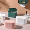 Mini trash can Small Waste Bin Desktop Garbage Basket Home dressing table Trash Can Office Supplies Dustbins Sundries Barrel Box.