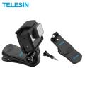 TELESIN 360° Rotation Backpack Clip Clamp Mount for GoPro Hero 10 9 8 7 6 5 4 Insta360 SJCAM EKEN Osmo Action Camera Accessories.