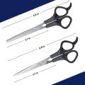 3Pcs/Set Stainless Steel Hair Cutting Thinning Scissors Barber Tool Household Hair Scissor Comb Hairdressing Shears Set Hair Styling Tools. 