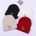 Smile ladies Beanies For Men Beanie Hat Women Winter Hats Warm 2021 Black Embroidery letter UniHop Skullies Knitted Cap.