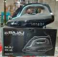 Bajaj MX 45 Steam Aluminium Soleplate Iron | 2000 Watts Power For Faster Ironing | Non Stick German Coated Technology | 220 Ml Water Tank Capacity | 2-Yr Warranty 【Black & Grey】.