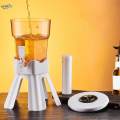 Beverage Dispenser with Stand and Lids 3L Cold Water Pitcher for BBQ Wedding. 