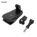 Backpack Strap Clip Mount Rotation Belt Clamp Holder For Gopro Hero 13 12 11 10 9 8 SJCAM AKASO insta360 DJI Osmo Action Camera. 
