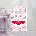 50pcs/lot Multi- Patterns Small Plastic Bag Jewelry Packing Mini Gift Handle Bag Store Small Shopping Bags Christmas Candy Pouch.
