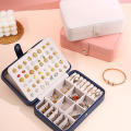 Portable Double Layer Jewelry Box Protect Large Capacity PU Leather Jewelry Organizer PU Leather Jewelry Organizer for Accessory Gift for Women Jewelry Display Organizer Accessory. 