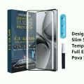 Tecno Pova Slim 5G Premium Adavnced Uv Tempered Glass Screen Protector | HD Clarity Full Edge Uv Protection for Tecno Pova Slim 5G 5G.