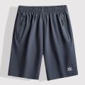 Baishenghu Plus Size Business Casual Men's Summer Shorts Loose Drawstring Solid Color Man Pants Male Oversized. 