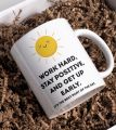 Work Hard, Stay Positive, Best Inspirational Gift, Coffee Mug, Ceramic Mug, Inspire Mugs For Gifts, Motivational Quote Inspirational Quote Mug.