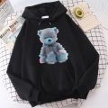 Kawaii Ragdoll Plush Bear Y2K Hoodies Male Unique S-Xxl Sweatshirt Versatile Shoulder Drop Clothing Classical Hooded Hooded Hoodie Men. 