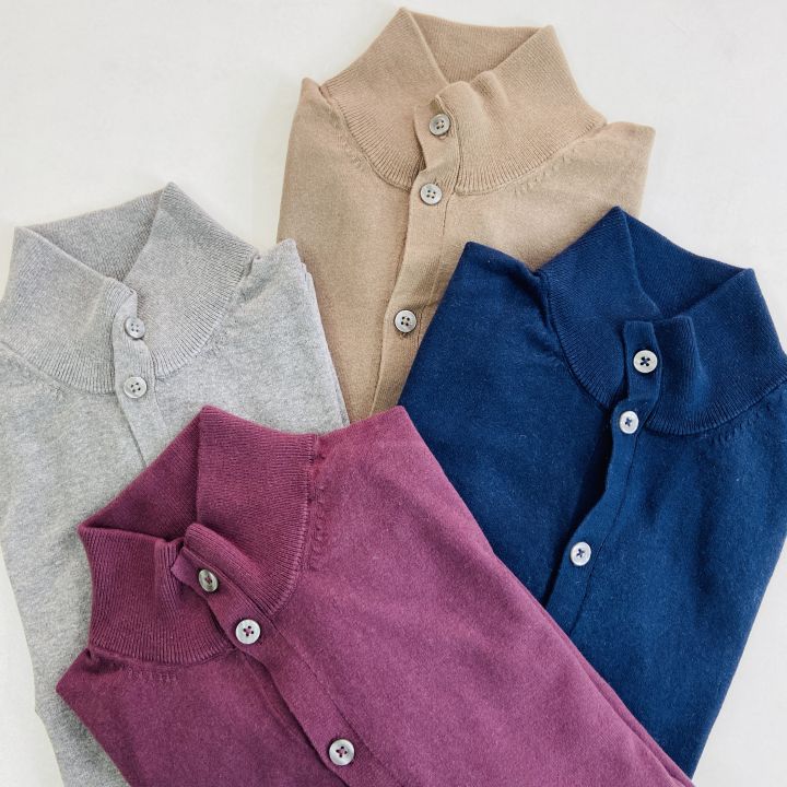 Men's%20Long%20Sleeve%20High%20Neck%20Cardigan%20Winter%20Sweater%20From%20Levin%20-%20Image%207