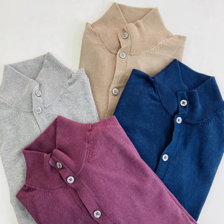 Men's%20Long%20Sleeve%20High%20Neck%20Cardigan%20Winter%20Sweater%20From%20Levin%20-%20Image%207