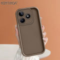 Hontinga for Realme C53 C51 Narzo N53 Note 50 Back Cover Luxury Ladder Soft Camera Protection Rubber Phone Case. 