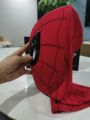 Halloween Mascara Spiderman Headgear Cosplay Moving Eyes Electronic Mask Spider Man 1:1 Remote Control Elastic Toys for Adults Kids GiftDolls Accessories. 