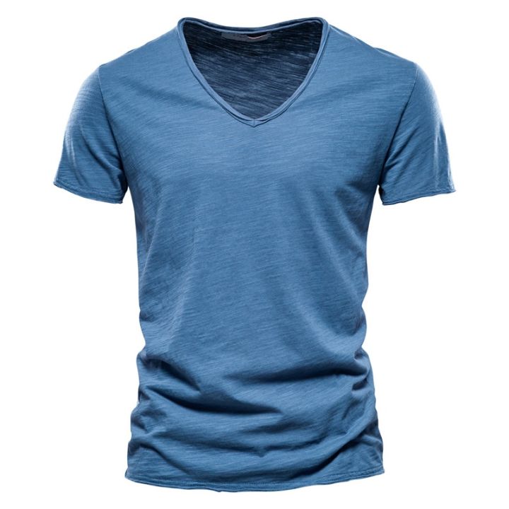 AIOPESON%20100%25%20Cotton%20Men%20T-shirt%20V-neck%20Fashion%20Design%20Slim%20Fit%20Soild%20T-shirts%20Male%20Tops%20Tees%20Short%20Sleeve%20T%20Shirt%20For%20Men%20-%20Image%207