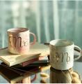 Mr And Mrs. Marble Colored Ceramic Mugs, Set - Coffee Mug - Coffee Mug. 