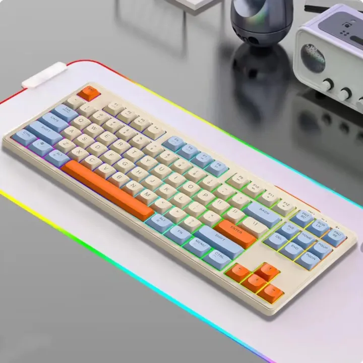60%25%20Wireless%20Mechanical%20Keyboard%20Bluetooth%20Dual%20Mode%20Hot-Swappable%20Mini%2087-Key%20Red%20Switch%20for%20PC%20PS4%20Xbox%20iPhone%20iPad%20-%20Image%202
