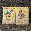 5000 HP Metal Pokemon Cards Spanish Mewtwo Charizard Pikachu Gengar Shiny Iron Pokémon GX Vmax EX Game Children Toys Gift.