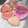 Purple Peach Cream Blush Makeup Palette Moisturizing Love Orange Cheek Colors Peach Tint 3 Pink Puff Shape Blush Blusher Wi R4C1.