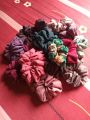 Scrunchie Hair Silk Band For Girls - 5 pcs.