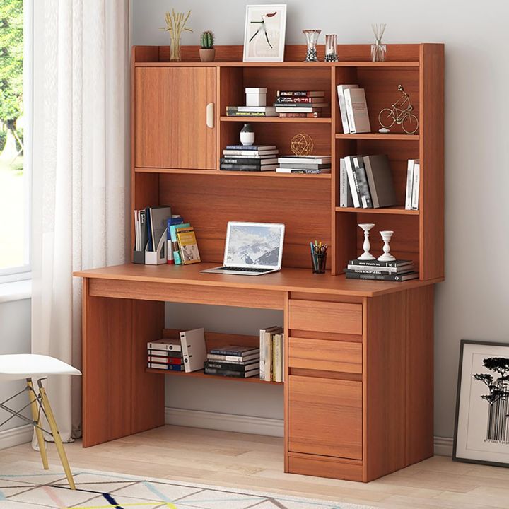 RK%20Modern%20Home%20Office%20Desk%20with%20Storage%20Shelf,%20Writing%20Desk%20Study%20Table%20Workstation%20with%20Hutch%20and%20Bookshelf,%20Wood%20Computer%20Desk%20with%20Drawers%20and%20Shelves%20-%20Image%203