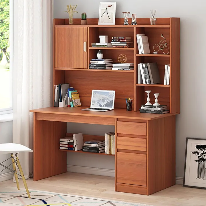 RK%20Modern%20Home%20Office%20Desk%20with%20Storage%20Shelf,%20Writing%20Desk%20Study%20Table%20Workstation%20with%20Hutch%20and%20Bookshelf,%20Wood%20Computer%20Desk%20with%20Drawers%20and%20Shelves%20-%20Image%203