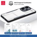 Xundd For Redmi Note 13 Pro Plus 5G Case Airbag Anti-drop Camera Protection Acrylic & TPU Back Transparent Cover - Black. 