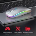Bluetooth Wireless Mouse Gamer Rechargeable Wireless Computer Mause RGB LED Backlight Ergonomic Gaming Mouse For Laptop PC Mice. 