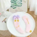 Cartoon toilet mat household plush velcro toilet mat winter warm toilet seat cushion toilet seat toilet seat toilet cover. 