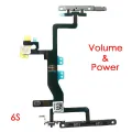 Power And Volume Flex For iPhone 6 6P 6s Plus Mute Button Silent Switch Flex Cable With Bracket Replacement. 