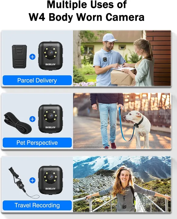 BOBLOV%20W4%20Body%20Worn%20Camera%2064GB%201080P%20Video%20Camera%20950mAh%20Battery%205hours%20Video%20Mini%20Sport%20Camera%20with%20Head%20strap%20Layard%20-%20Image%205