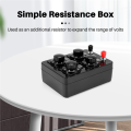 NXFDSIOZ 4X 0-9999 Ohm Simple Resistance Box Precision Variable Decade Resistor Teaching Instrument. 
