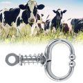Livestock Nose Ring, Premium Stainless Steel Bull Nose Ring, Cattle Nose Cow For Farm Husbandry. 