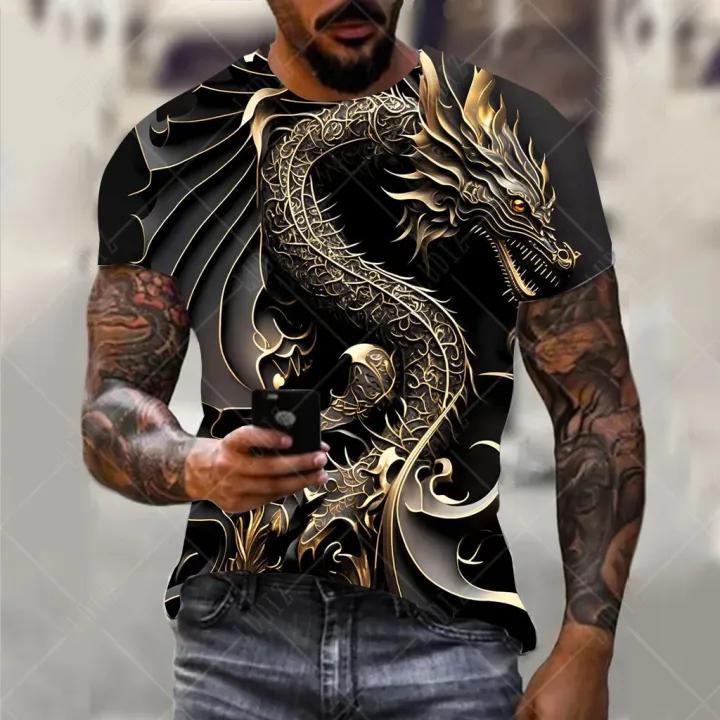 Men's%20Dragon%20T-shirt%20Fashion%203d%20Printed%20T%20Shirt%20Animal%20Pattern%20Short-sleeved%20Oversized%20Streetwear%20Tees%20Summer%20Casual%20Men's%20Tops%20Dislikelike%20-%20Image%204