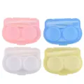 New 808 contact lens beautiful pupil box, simple and convenient to carry, dual care companion box. 